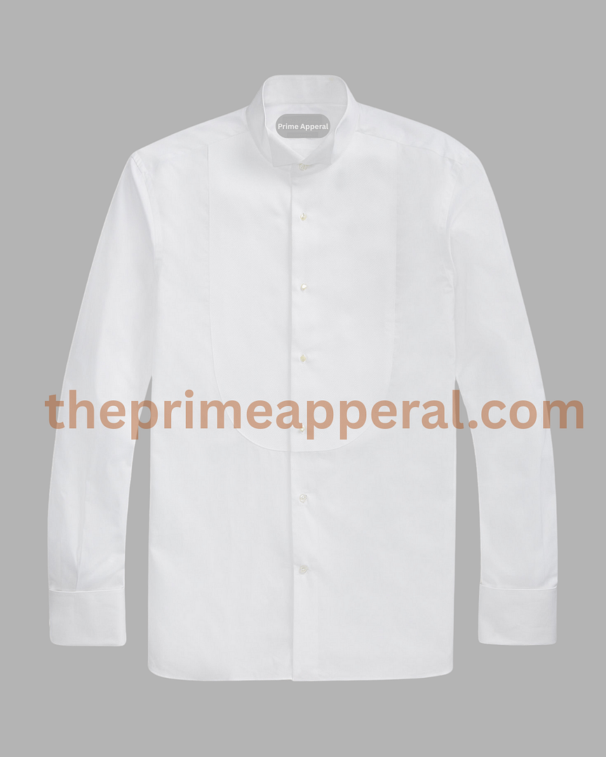 Handmade Wingtip Collar Poplin Dress Shir